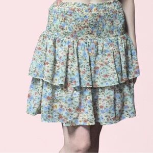 Elan BRAND NEW Multicolor Floral A-Line Skirt